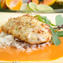 Coconut Mahi-Mahi in Thai Curry Sauce
